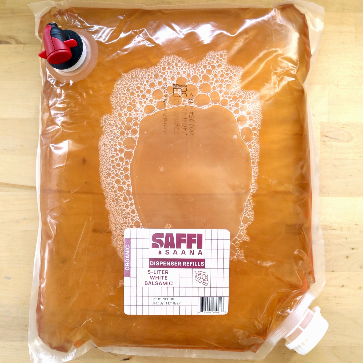5L Bulk Refill Bag - White Balsamic Vinegar