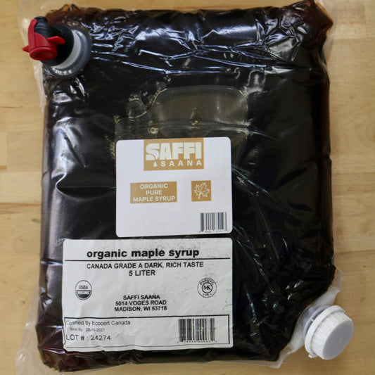 5L Bulk Refill Bag - Organic Maple Syrup