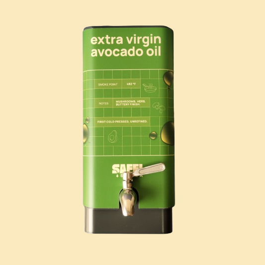 Saffi Saana Branded 5L Bulk Dispenser W/ Tap - Extra Virgin Avocado Oil