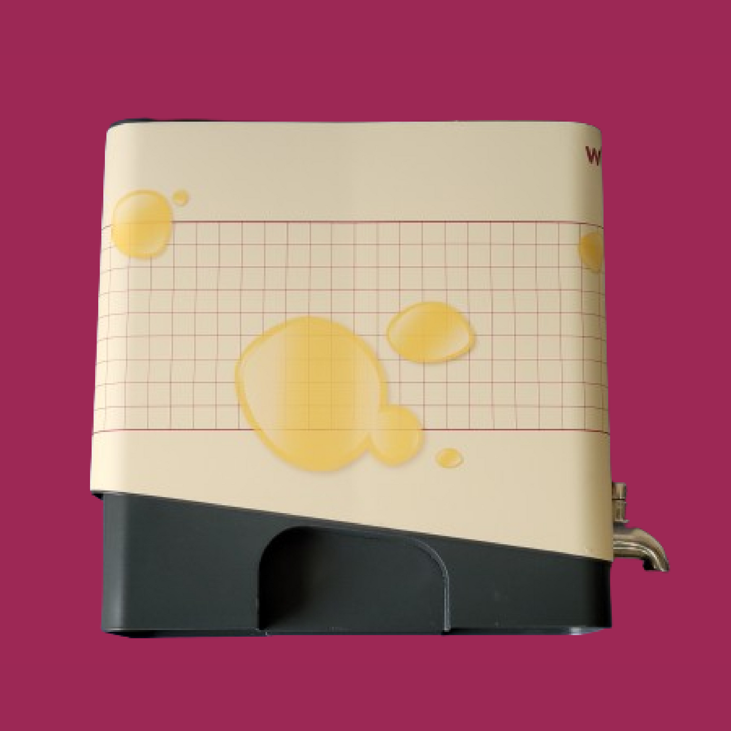 Saffi Saana Branded 5L Bulk Dispenser W/ Tap - White Balsamic Vinegar