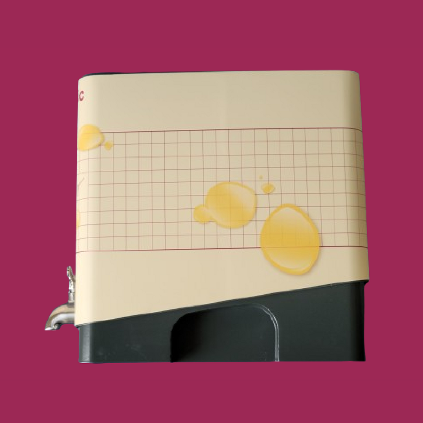 Saffi Saana Branded 5L Bulk Dispenser W/ Tap - White Balsamic Vinegar