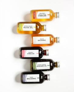 6 Bottle Oil & Vinegar Tasting Kit - MICHELIN Star Edition