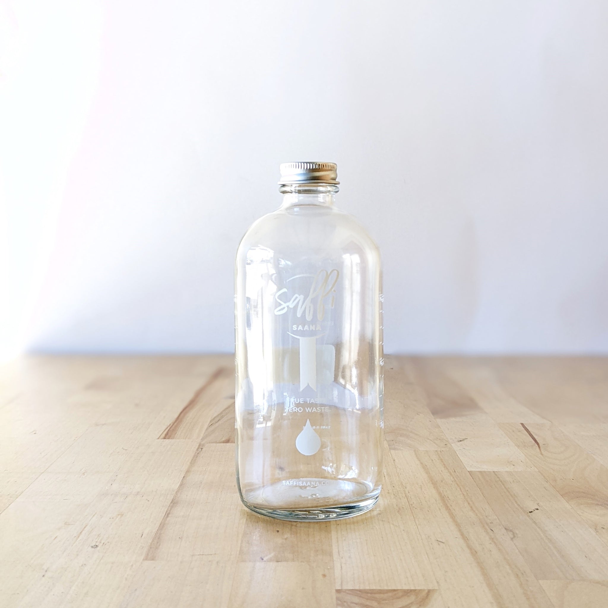16oz Refillable Glass Bottles – Saffi Saana