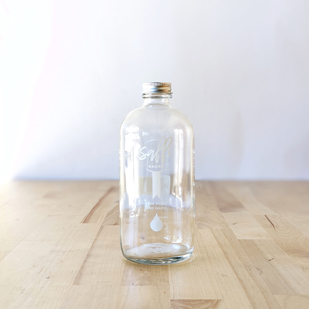 16oz Refillable Glass Bottles