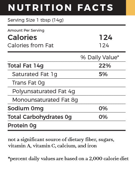 Organic Canola Oil (8oz)